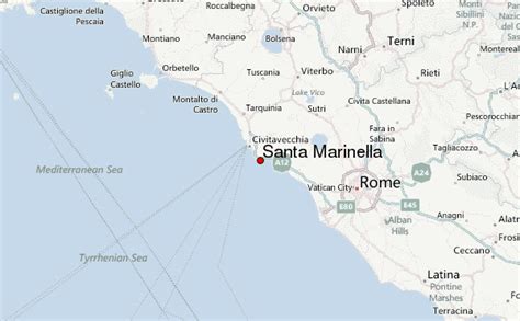 santa marinella italy map.